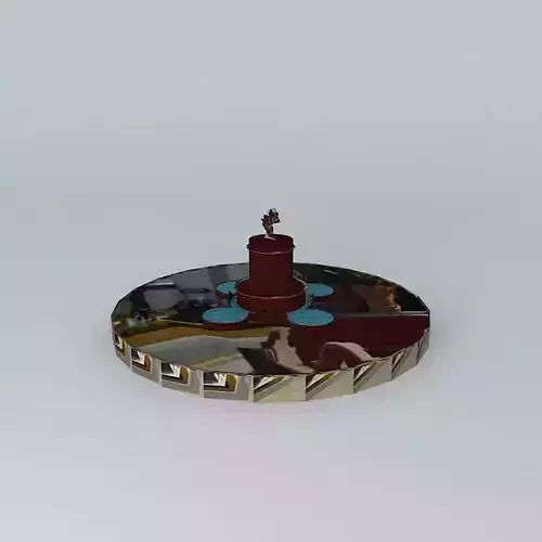 Pipila roundabout San Miguel de Allende 3D model