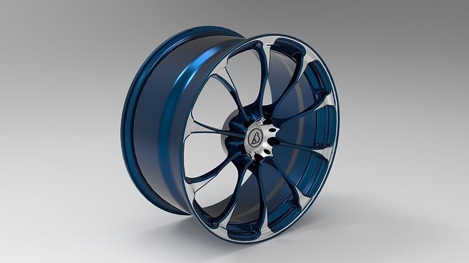 Custom-Rim-Wheel-AB3 wheel 3D print model