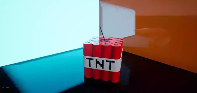 Bloc TNT 3D model