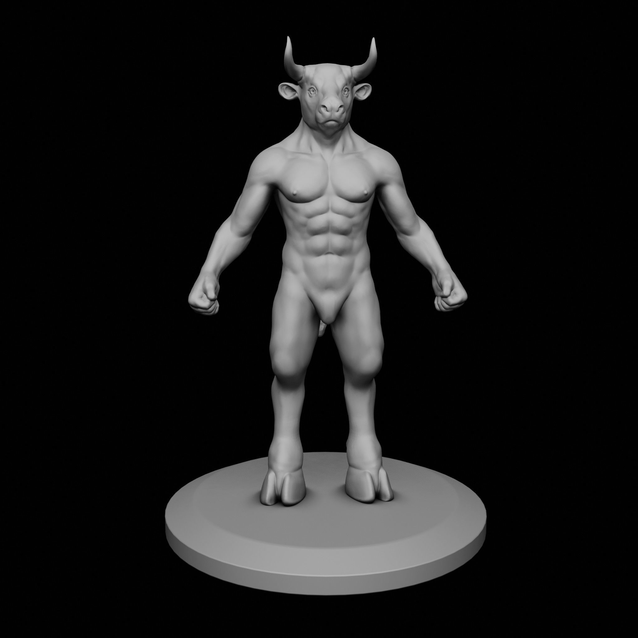 Minotaur 2 in 1 3D print model_19