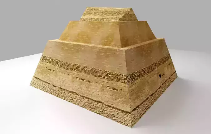 Meidum Pyramid - The Ancient Egypt Low-poly 3D model