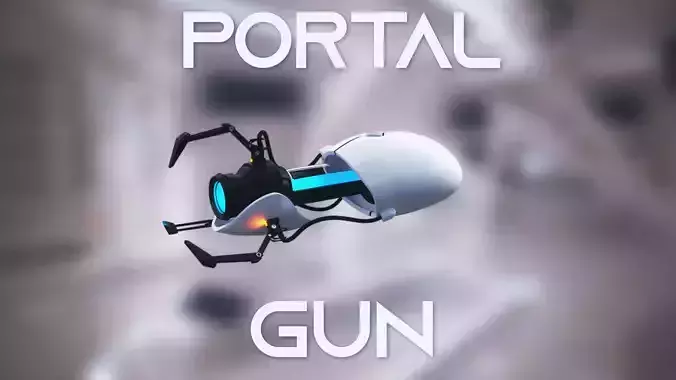 Portal gun Game ready