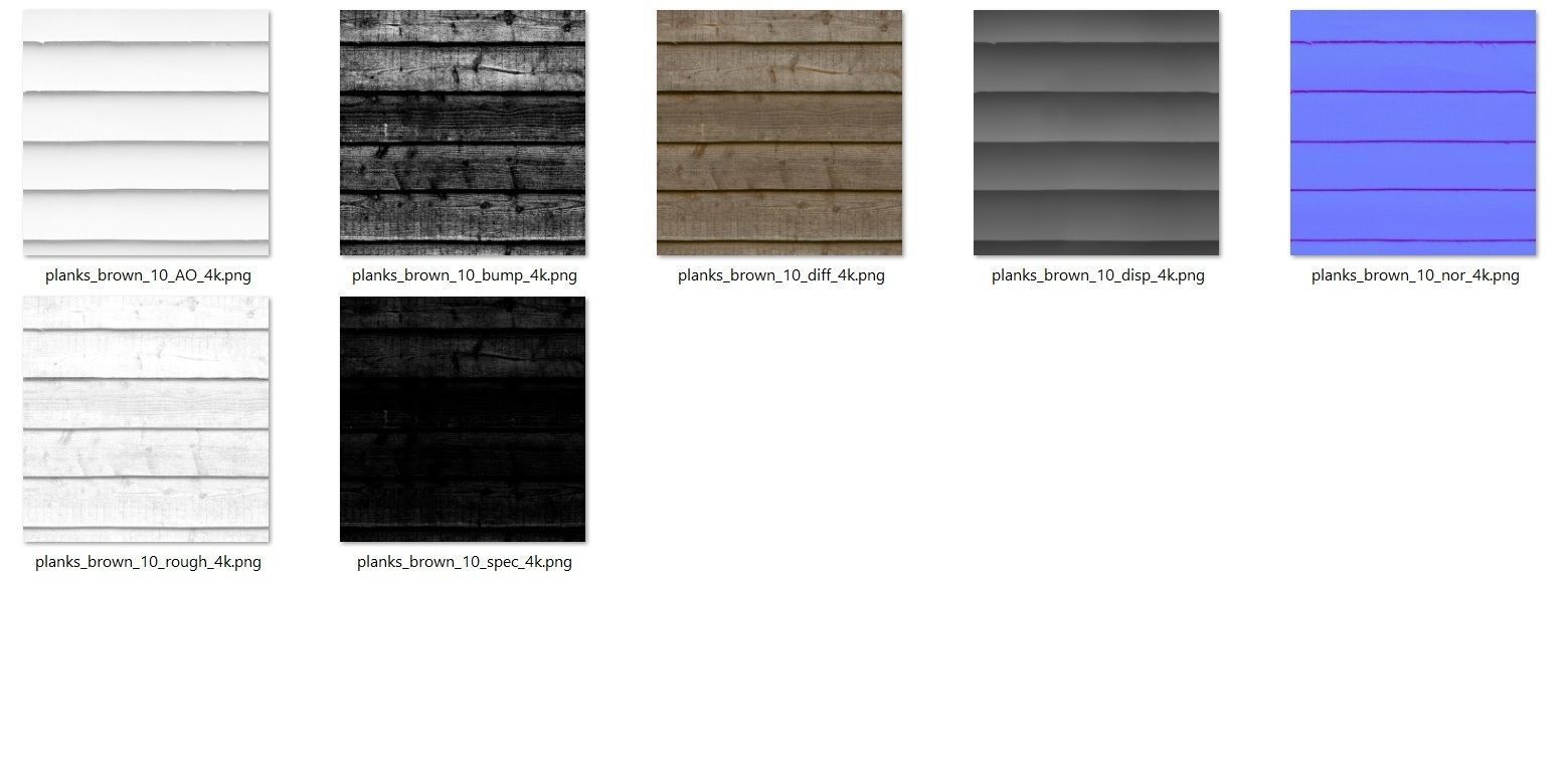 WOODEN BOX Low-poly 3D model_8