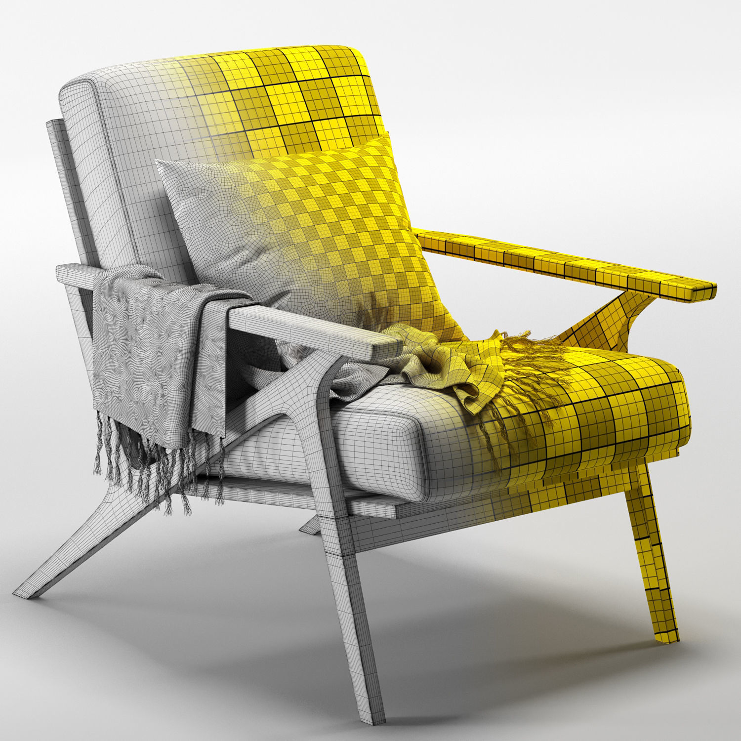 Otio Lounge Chair 2 3D model_8