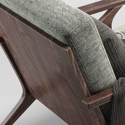 Otio Lounge Chair 2 3D model 3