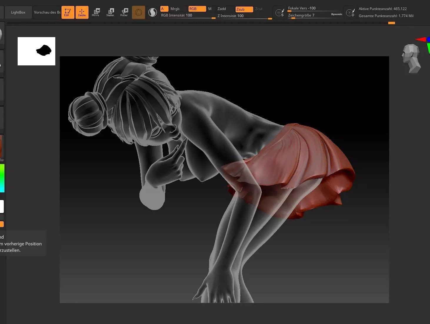Manga Dirty STL 3D print model_0