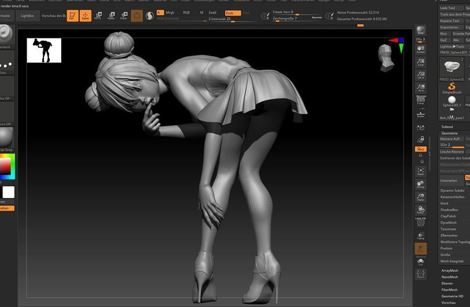 Manga Dirty STL 3D print model_1