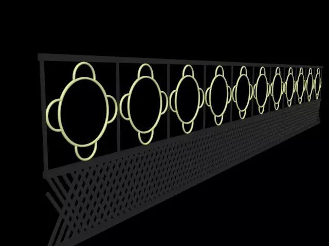 Home Railling 3d model  3D print model_0