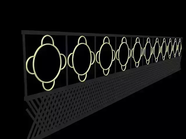 Home Railling 3d model 