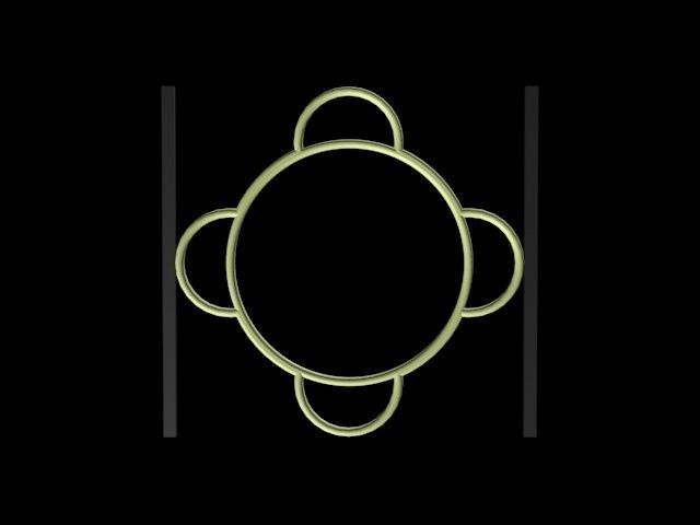 Home Railling 3d model  3D print model_2