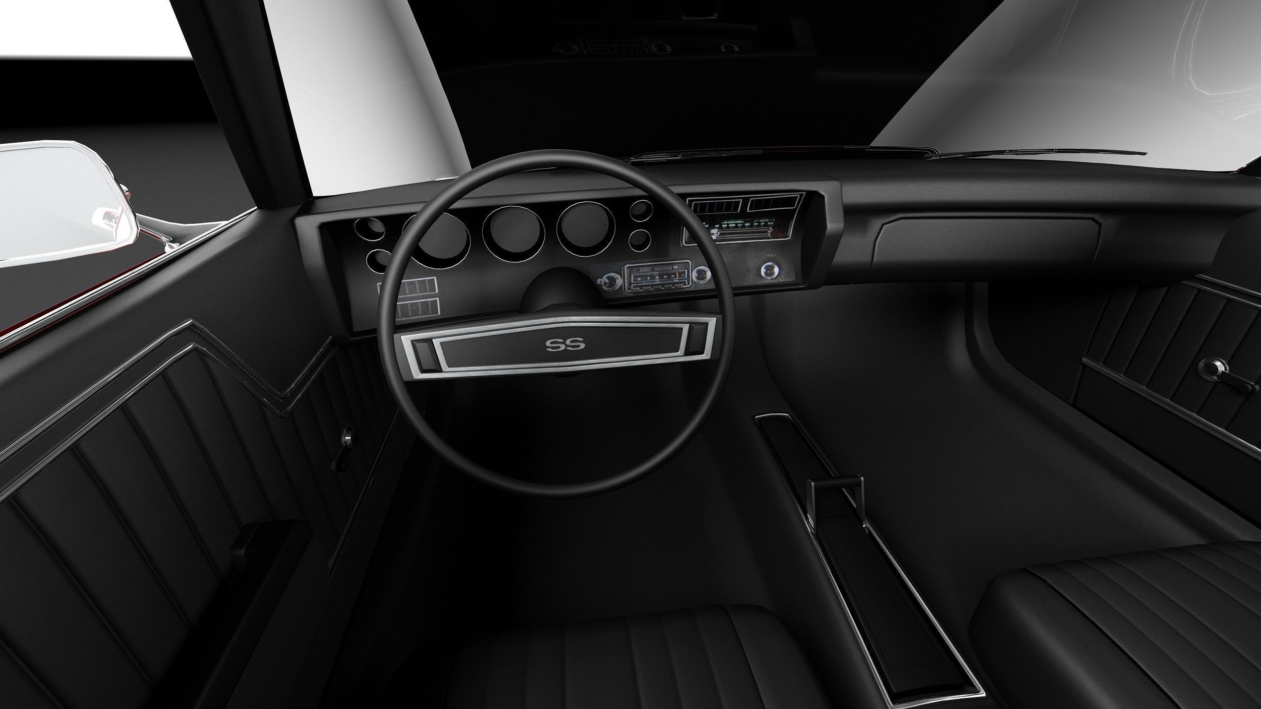 Chevrolet Chevelle SS Convertible 1971 3D model_16