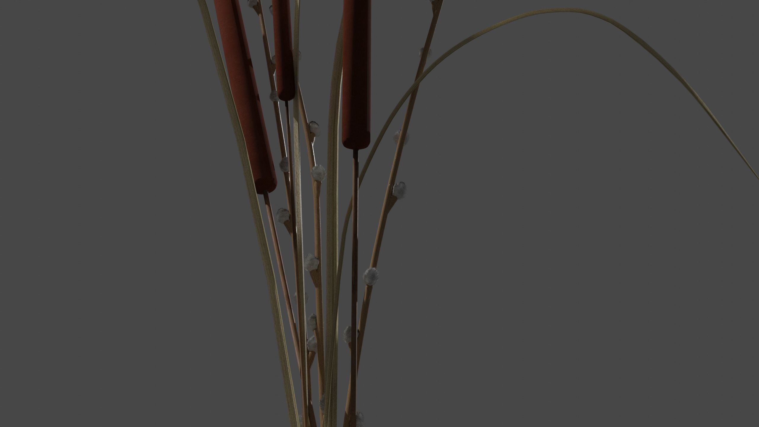 Vase with dried arrangement PBR 4K Photogrammetry 3D model_8