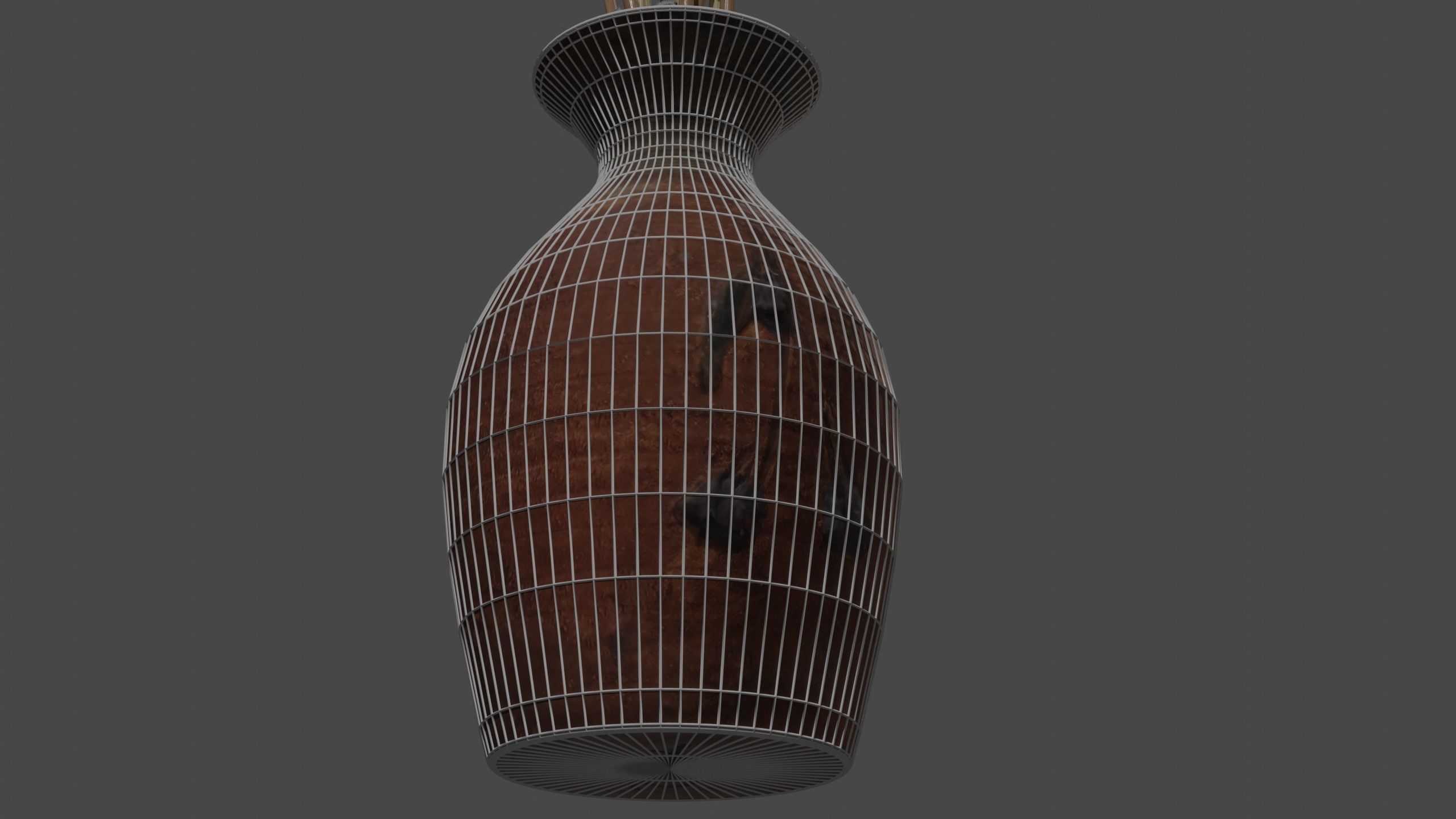 Vase with dried arrangement PBR 4K Photogrammetry 3D model_7