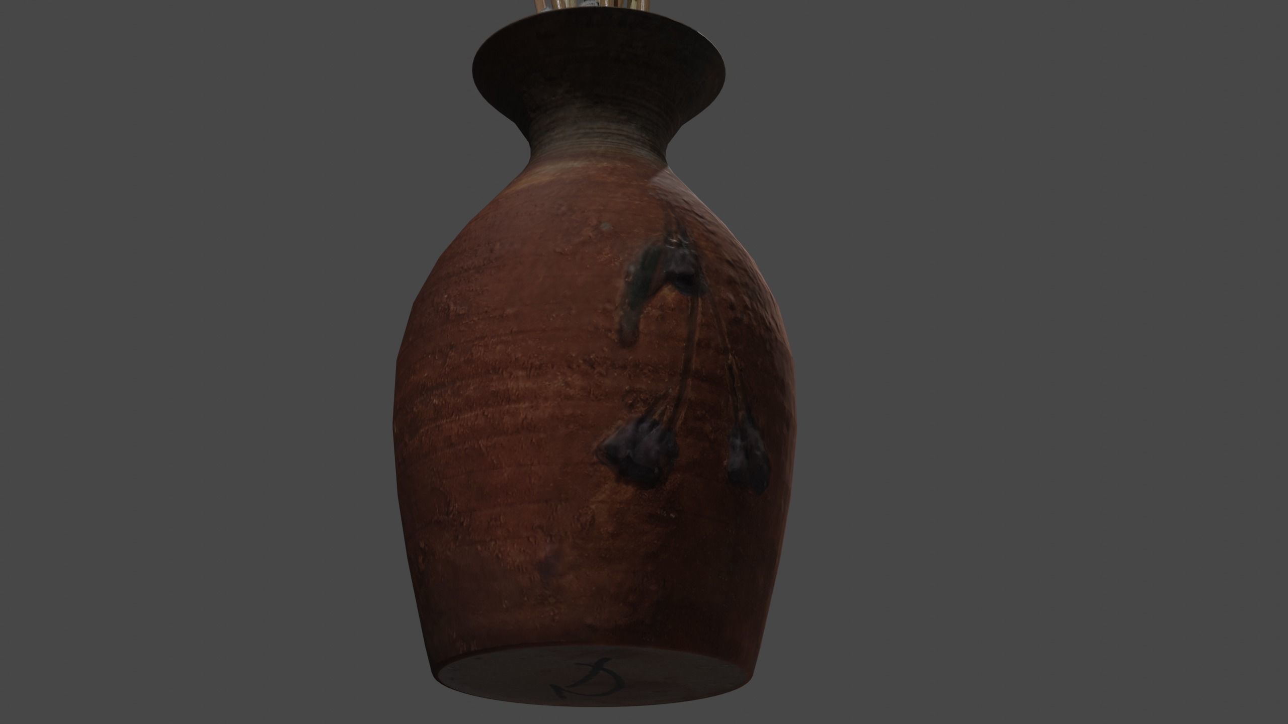 Vase with dried arrangement PBR 4K Photogrammetry 3D model_6