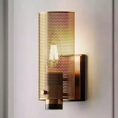 PERFORATED PERFECTION SCONCE