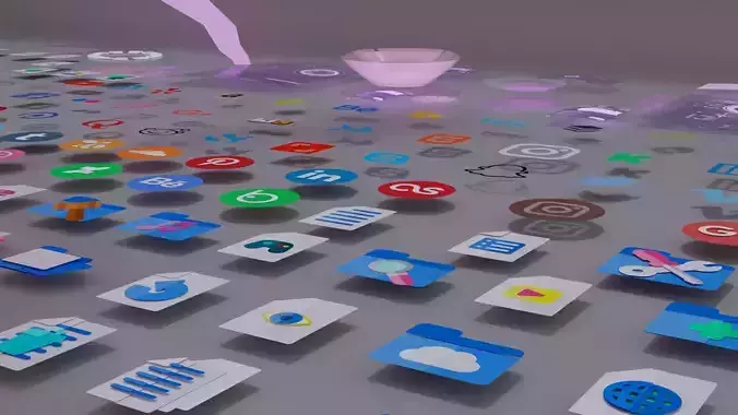 Hologram and Icon pack