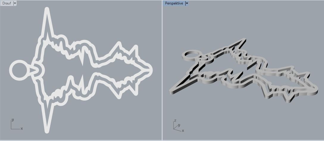 Soundwear-3D printed Soundwaves-Spoken Words-I Love You Free 3D print model_1