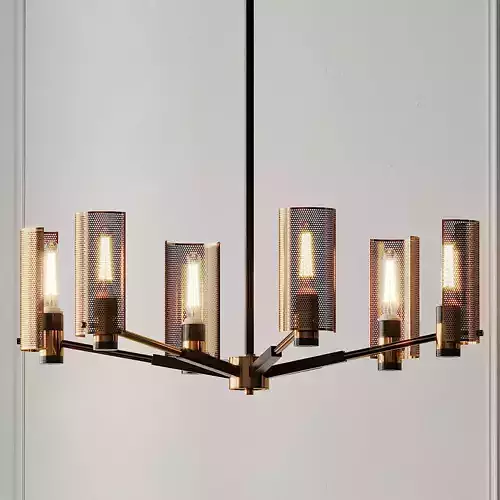 PERFORATED PERFECTION CHANDELIER