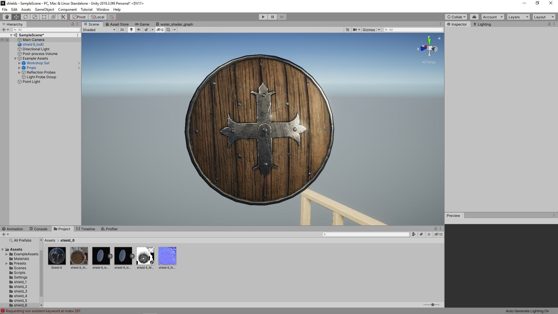 Medieval shield Free low-poly 3D model_5