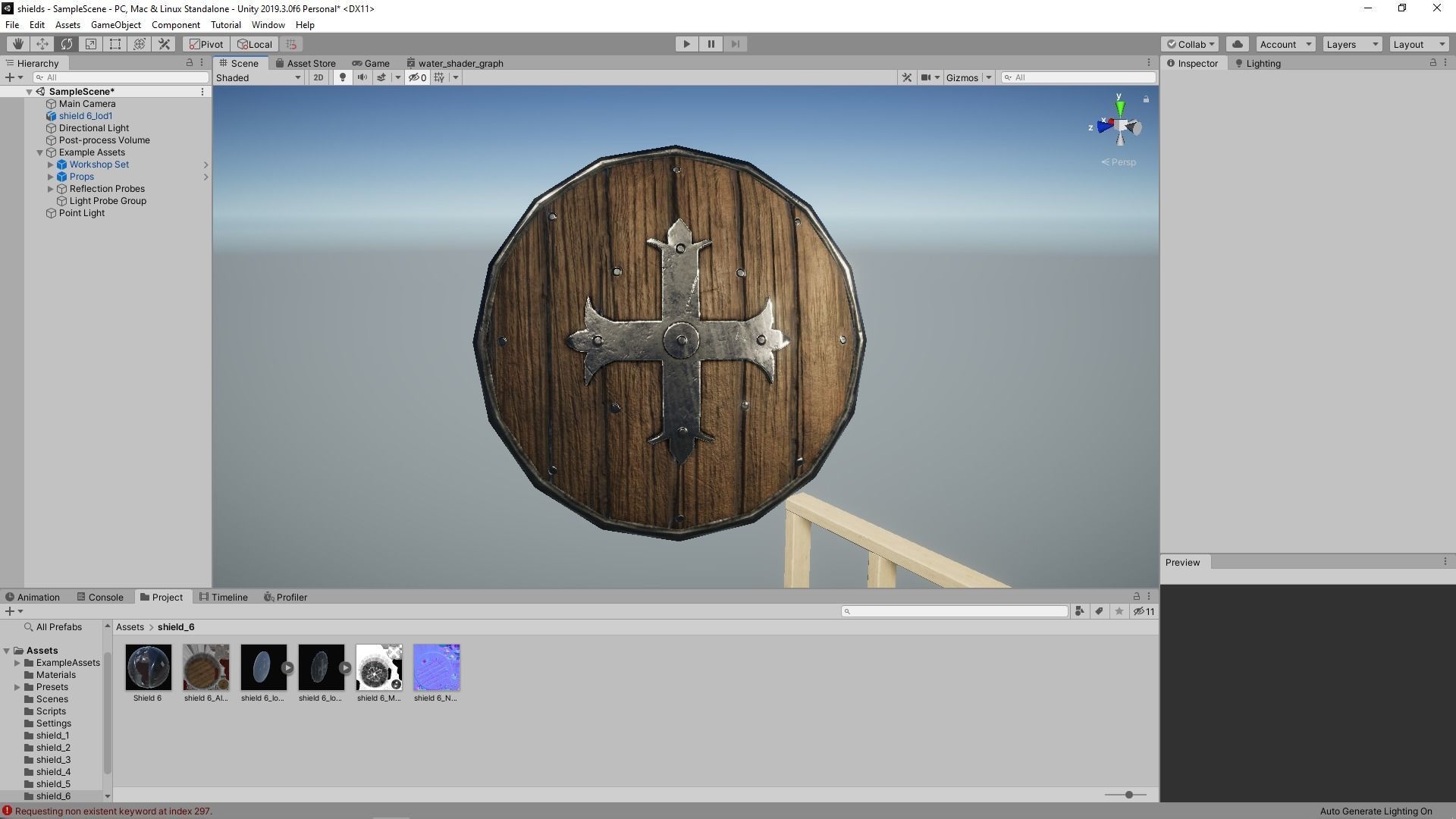 Medieval shield Free low-poly 3D model_6