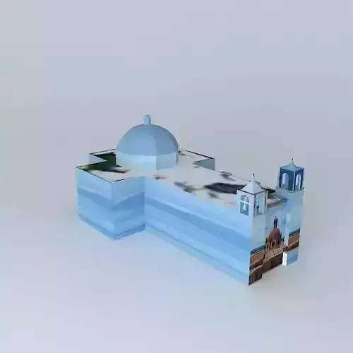 Temple of San Juan de Dios 3D model