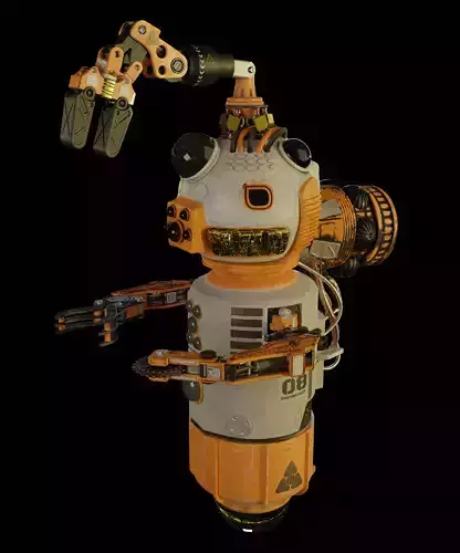 Spaceship model-2  FBX  Blend file