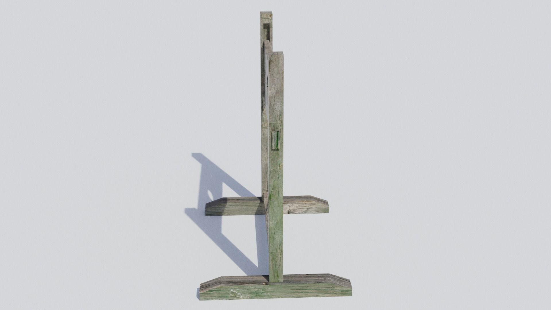 Medieval Pillory - Low-poly PBR Low-poly 3D model_10