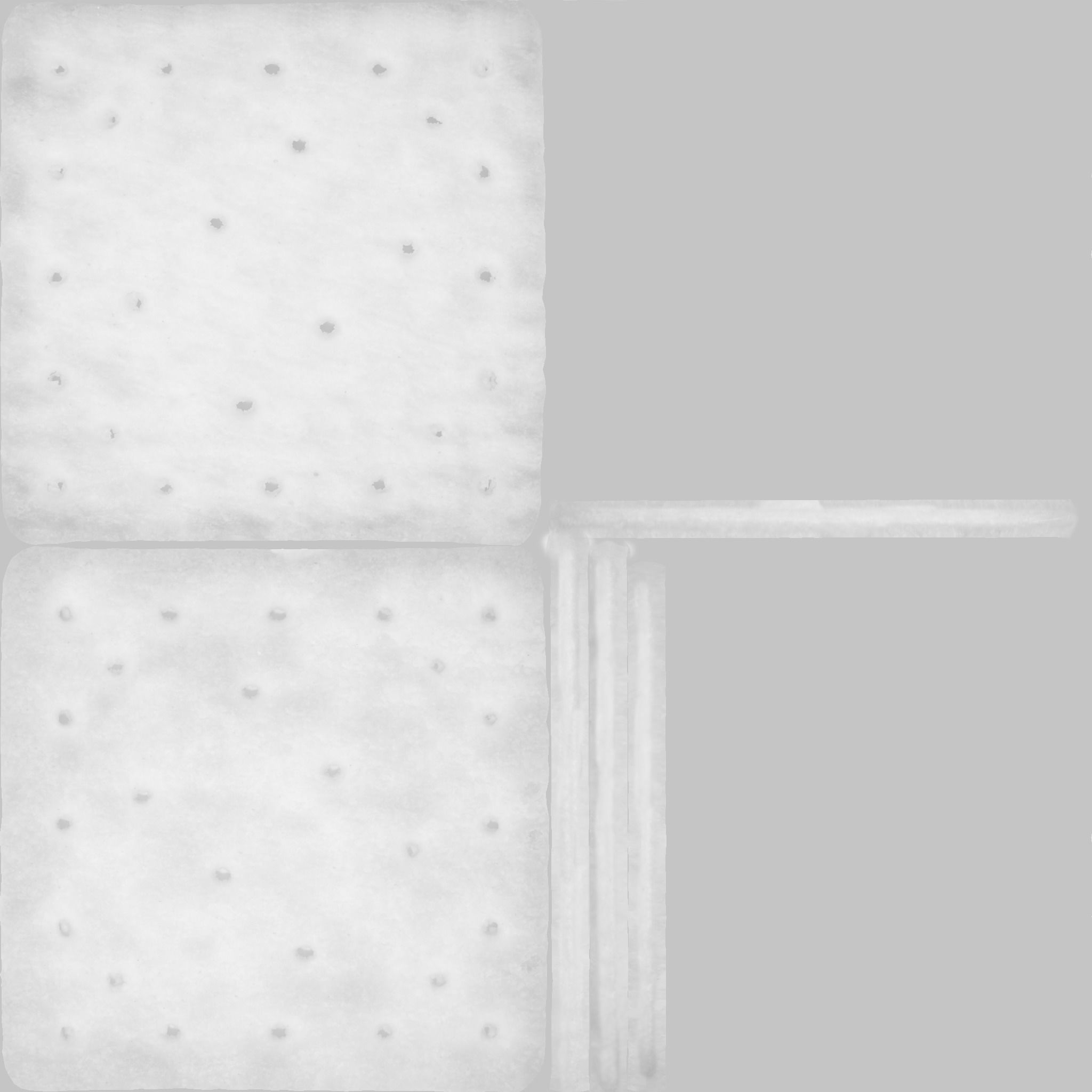 Biscuit cracker  realistic 3D model_6