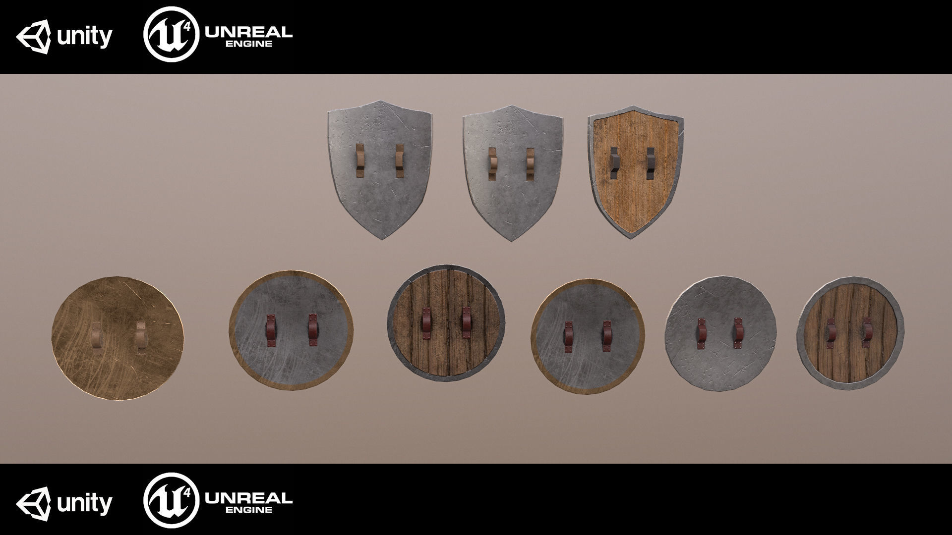 Medieval shields collection _11