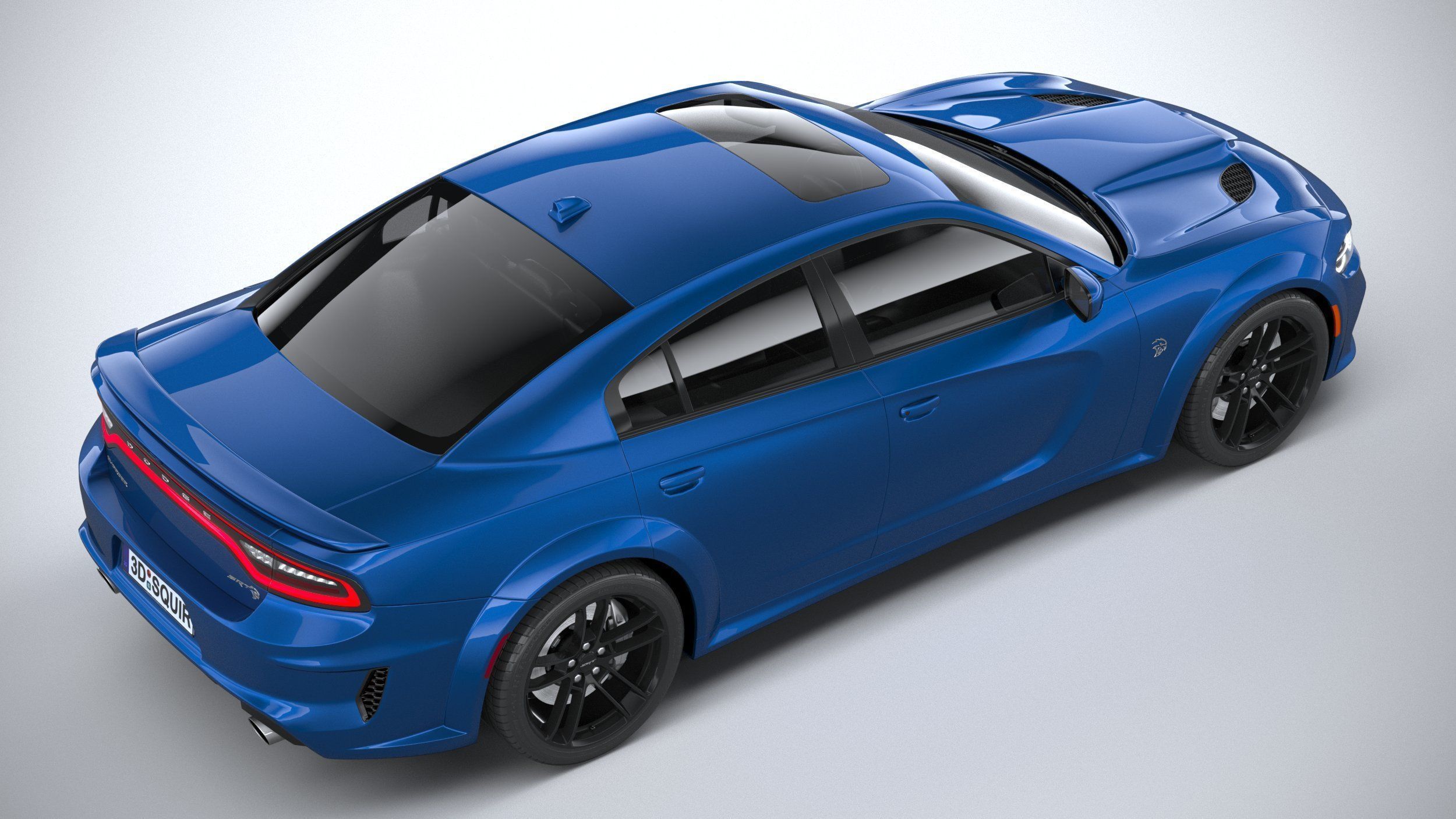 Dodge Charger SRT Hellcat Widebody 2020 3D model_10