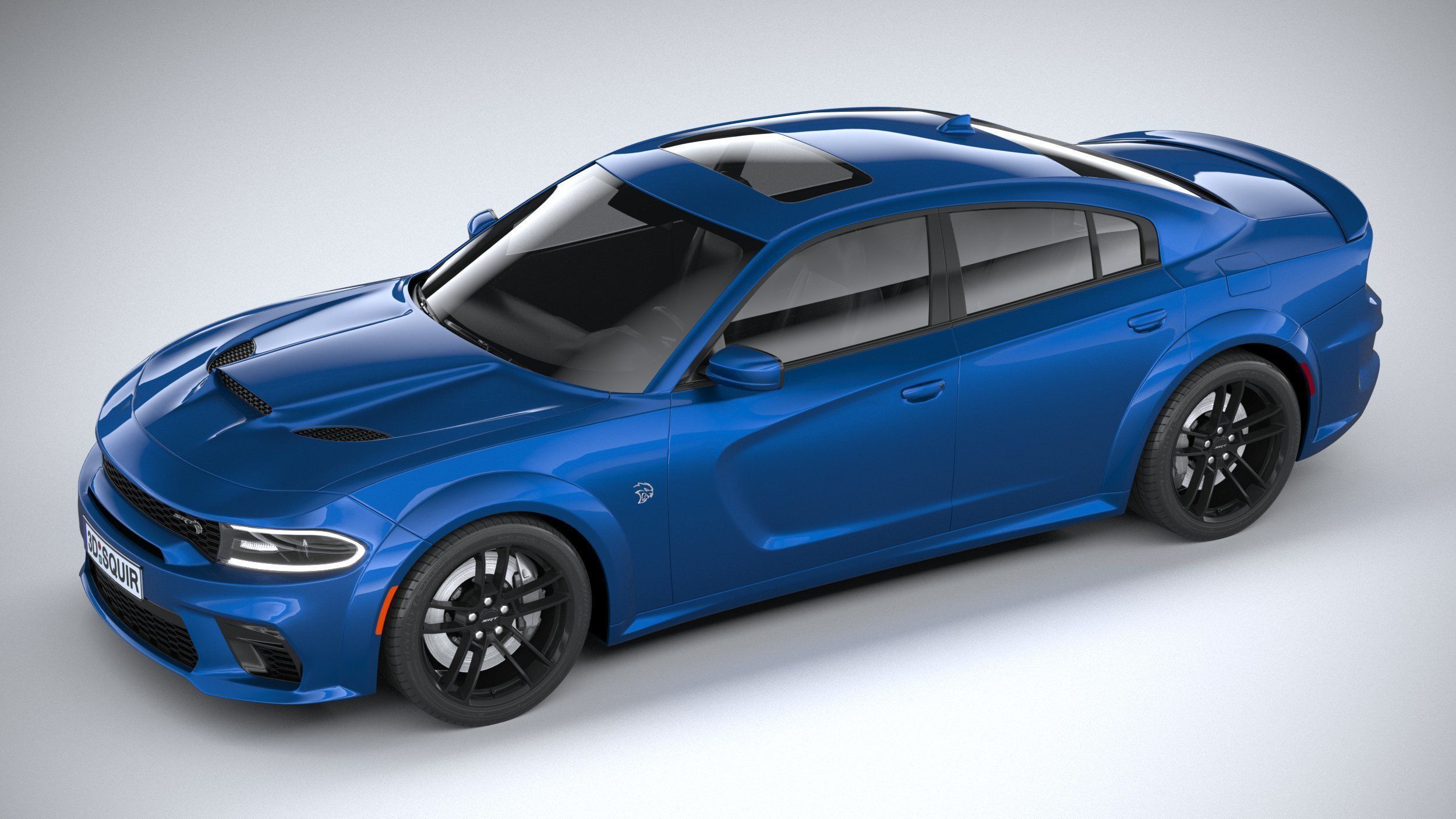 Dodge Charger SRT Hellcat Widebody 2020 3D model_7