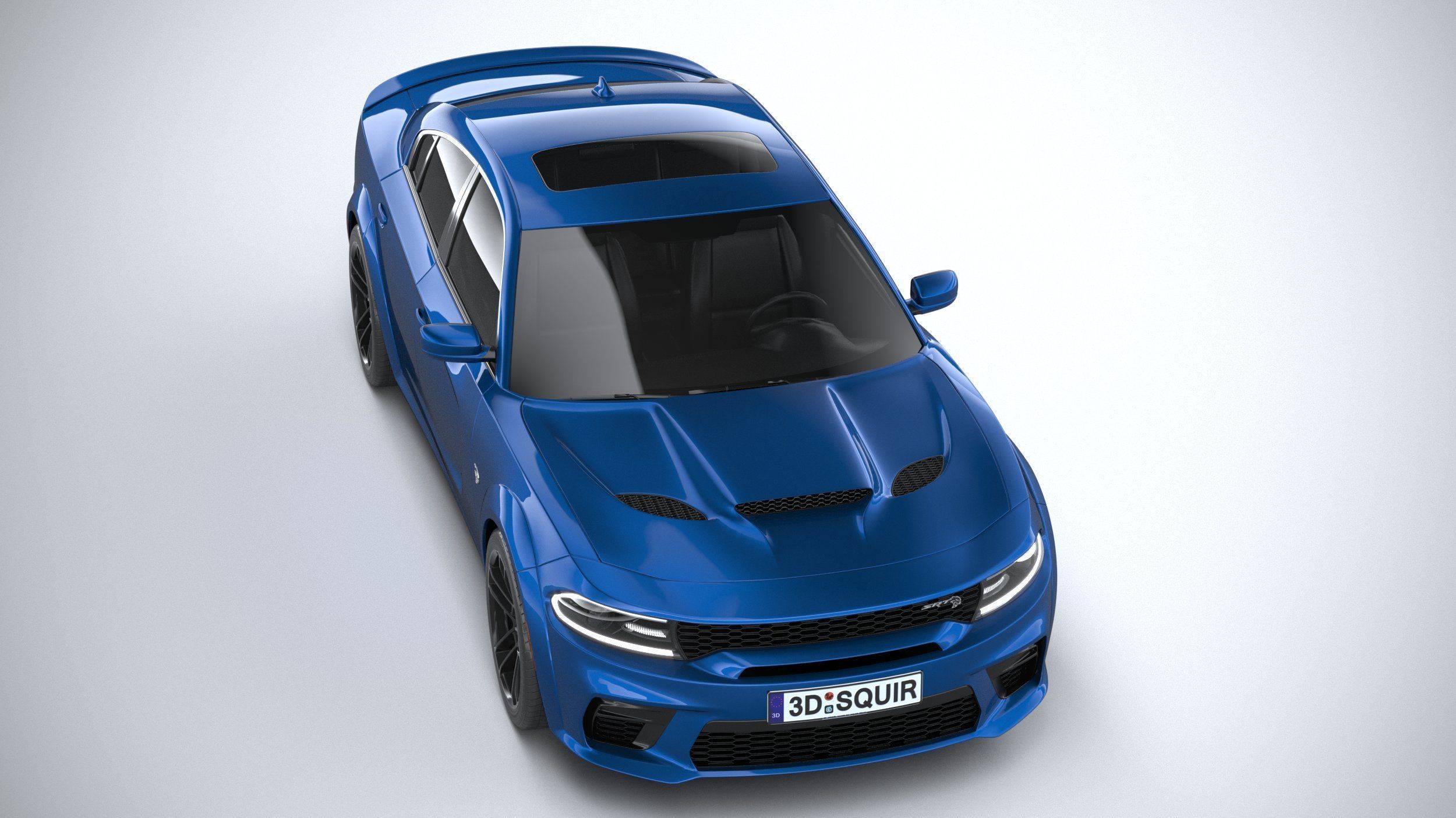 Dodge Charger SRT Hellcat Widebody 2020 3D model_12