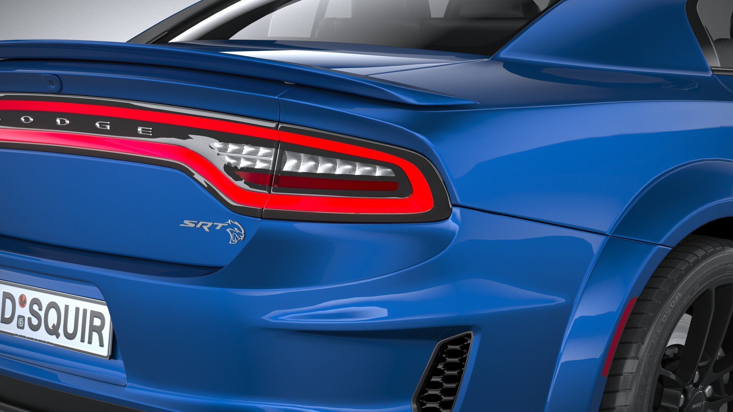 Dodge Charger SRT Hellcat Widebody 2020 3D model_18