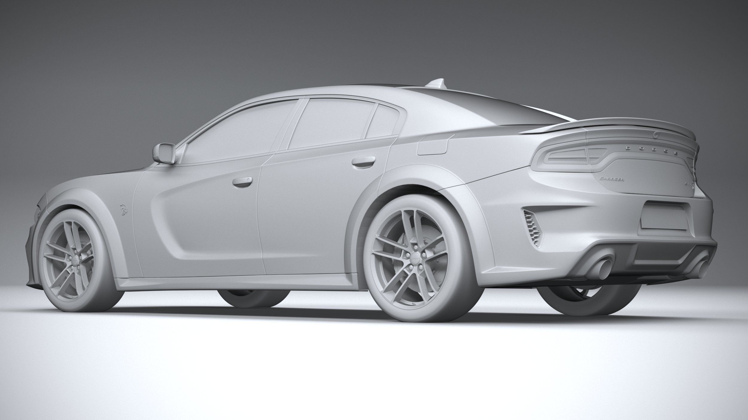 Dodge Charger SRT Hellcat Widebody 2020 3D model_21