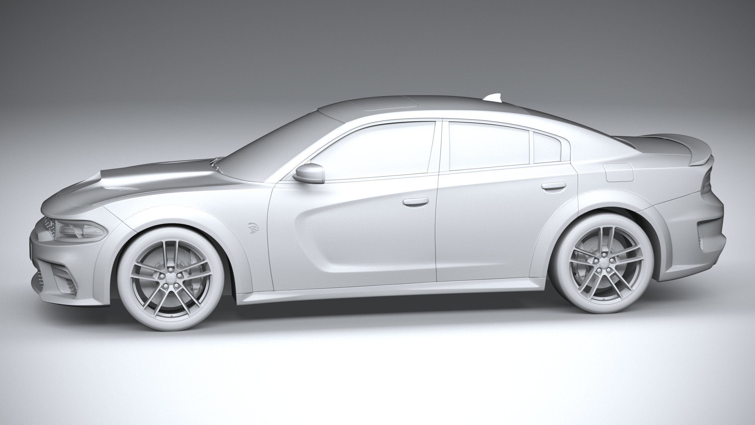 Dodge Charger SRT Hellcat Widebody 2020 3D model_22