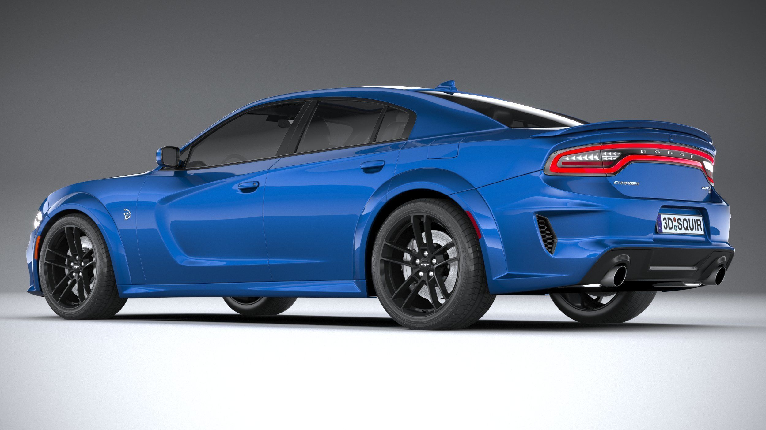 Dodge Charger SRT Hellcat Widebody 2020 3D model_5