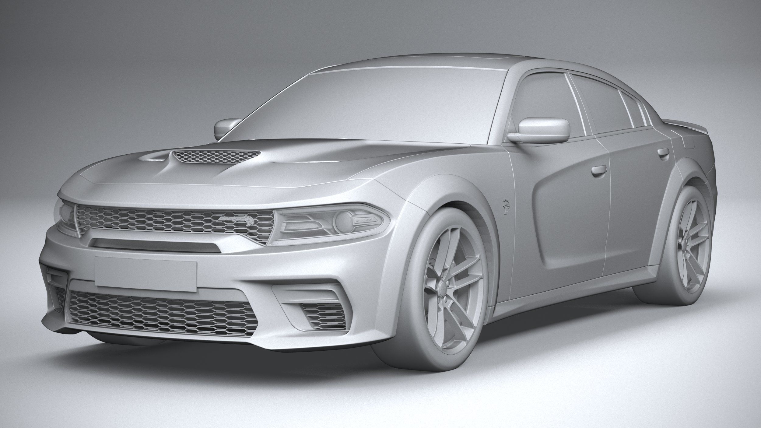 Dodge Charger SRT Hellcat Widebody 2020 3D model_20