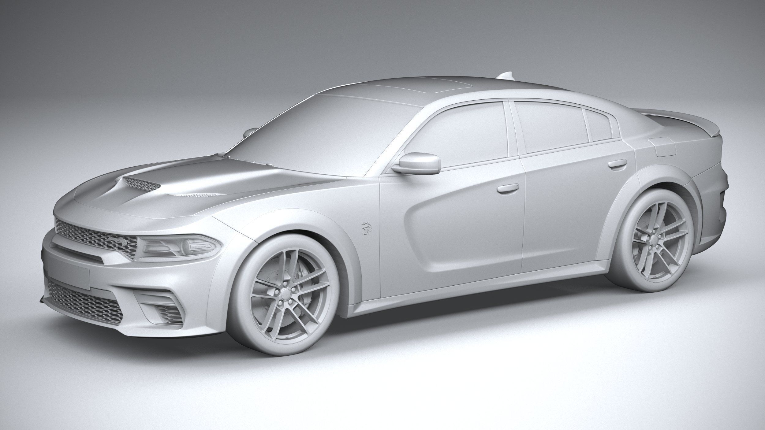Dodge Charger SRT Hellcat Widebody 2020 3D model_19