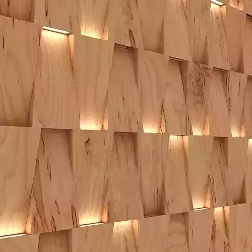 3d Wall Panel light variation