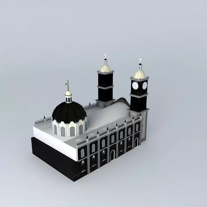 Cathedral of Our Lady of Guadalupe Free 3D model