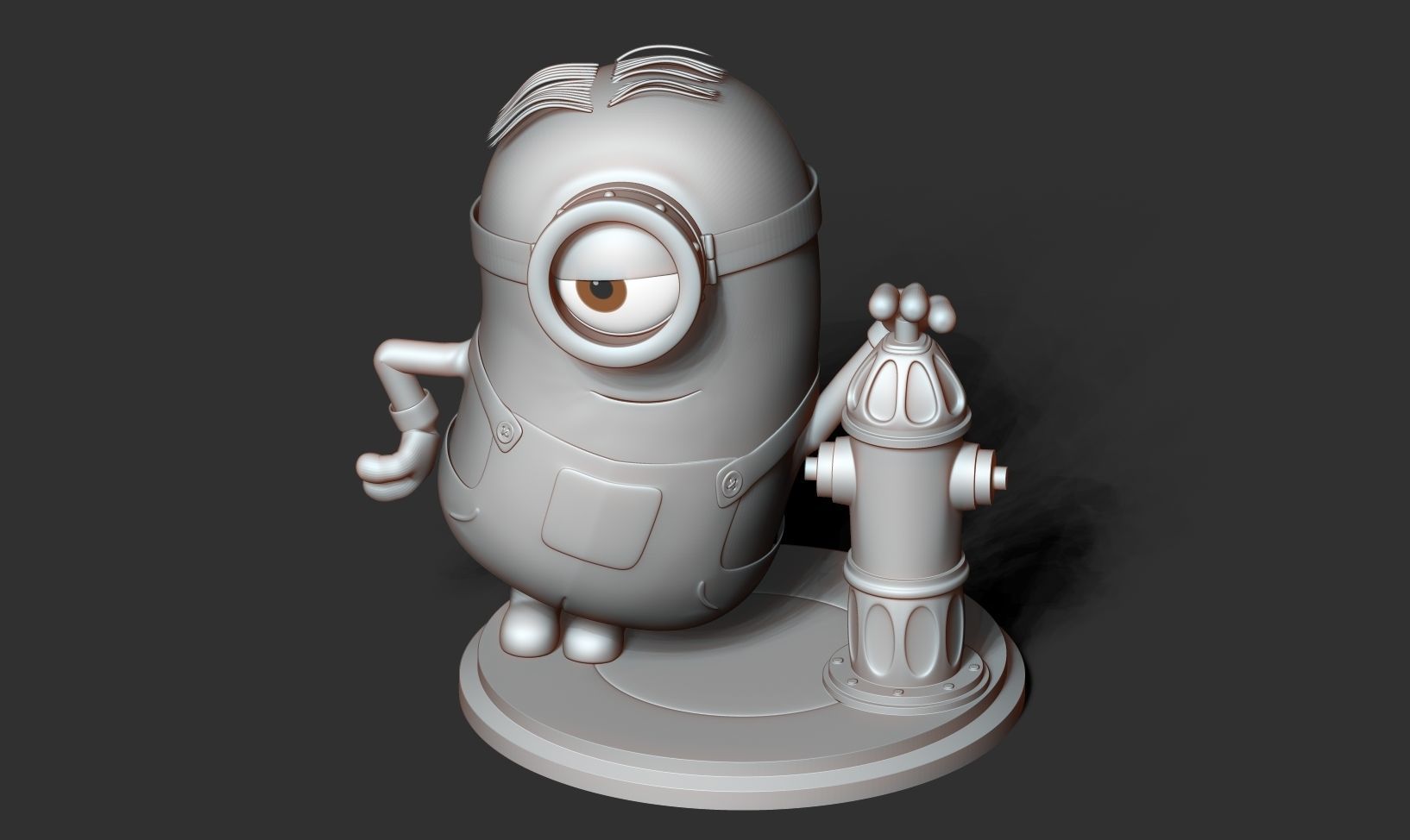 Minion Stuart 3D print model_6