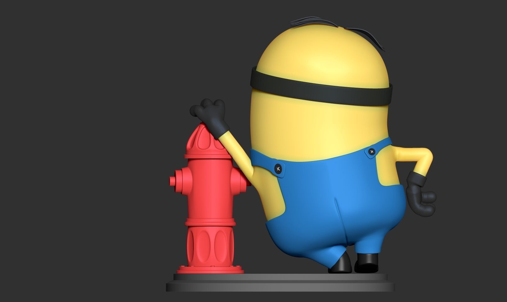 Minion Stuart 3D print model_8