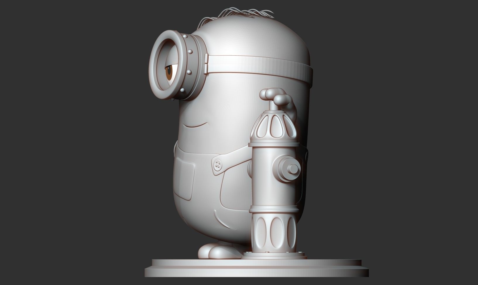 Minion Stuart 3D print model_12