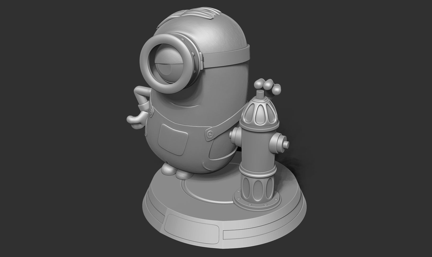 Minion Stuart 3D print model_15