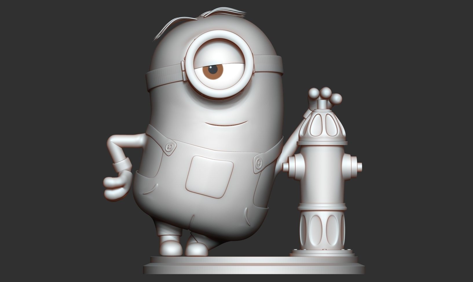 Minion Stuart 3D print model_10