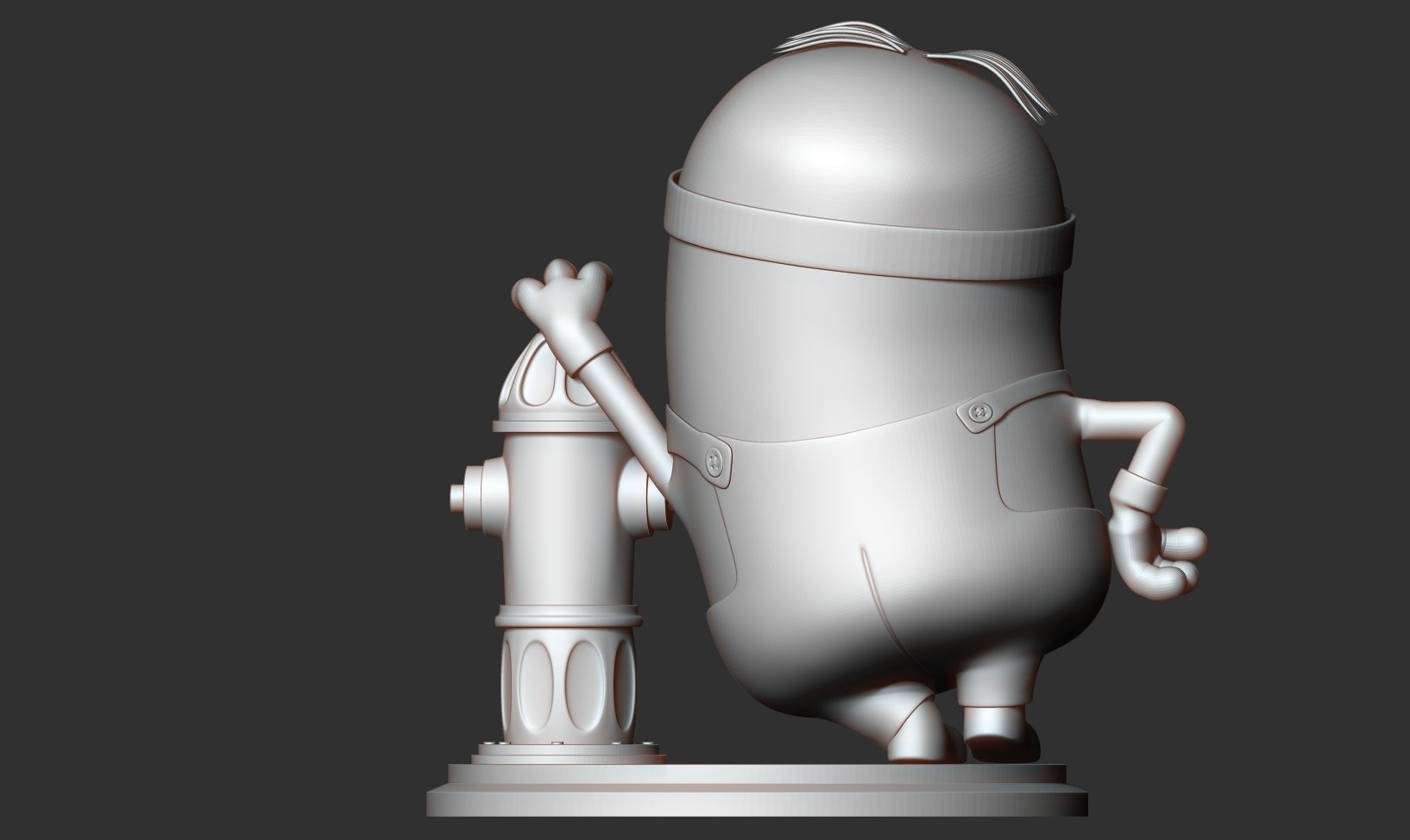 Minion Stuart 3D print model_9