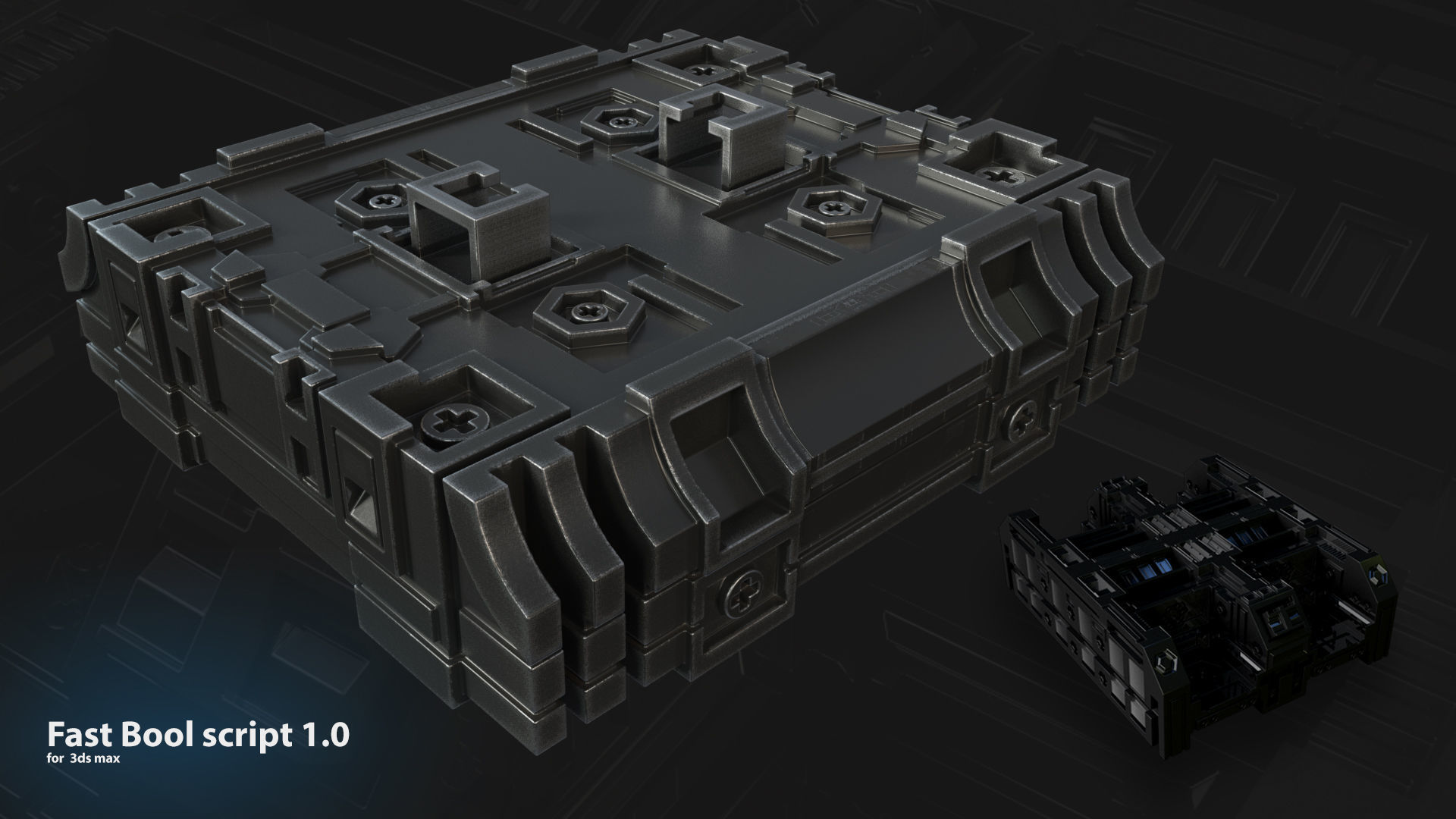 Fast Bool 3ds max script