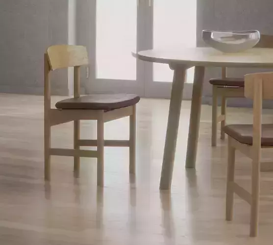 Mogensen Chair Model-3236 leather 96