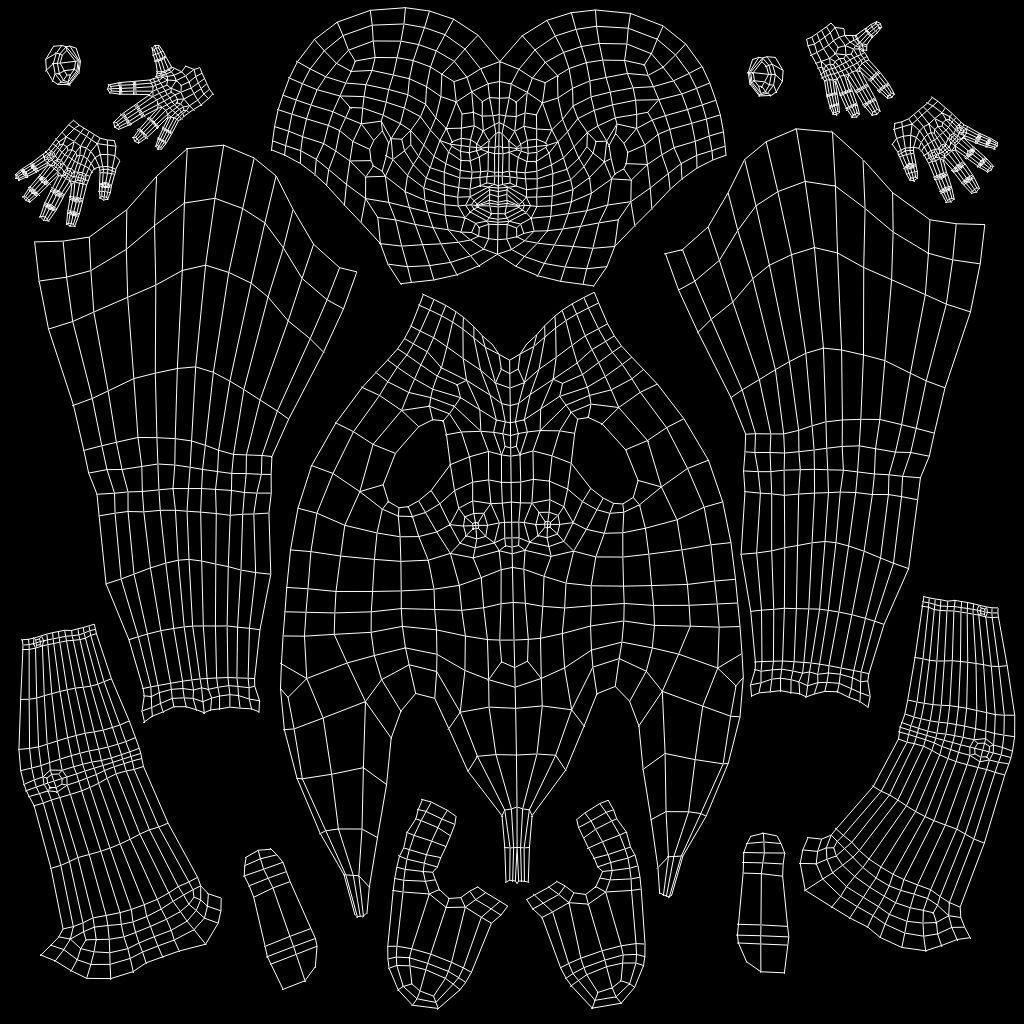 Base human meshes regular body type pack Free low-poly 3D model_18