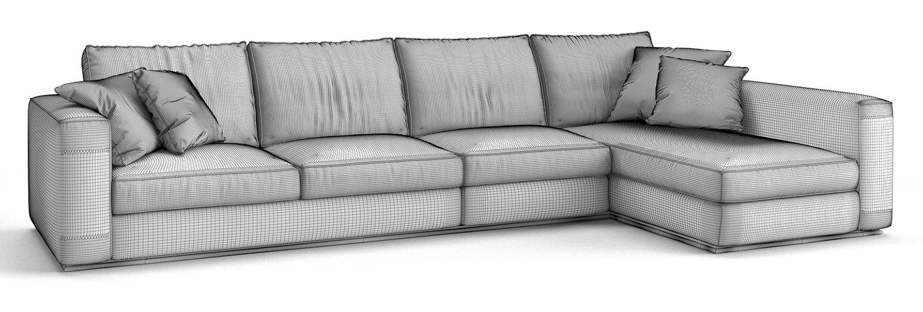 Sofa Hermes Formerin 3D model_4